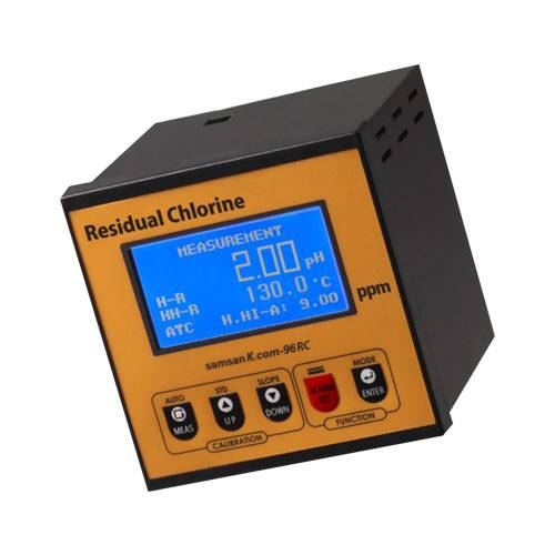 Water Quality Controllers SAMSAN Residual Chlorine LCD