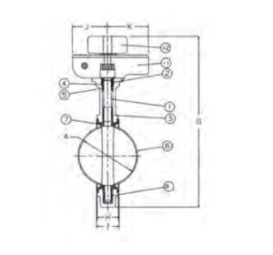 Butterfly-Valve-WD-3510-C-8-drawing