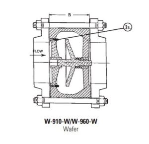 Check-Valve-W-910-W-Drawing-2