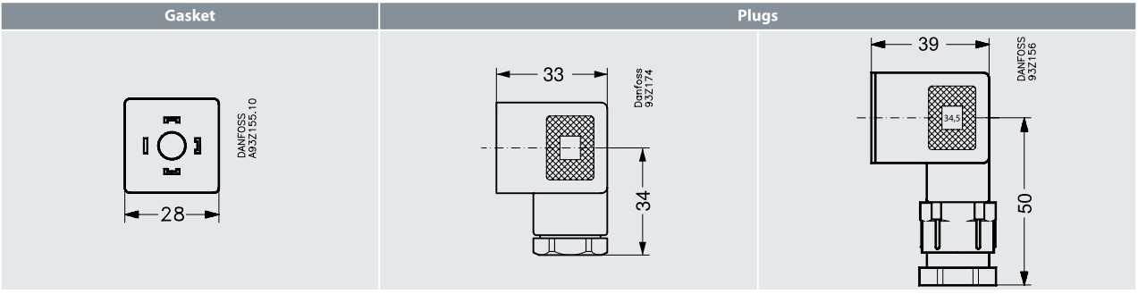 DANFOSS MBT 5250 Series Dimesion1