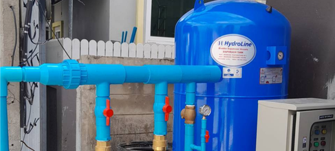 Booster pump installation work at the market-3