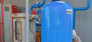 Zilmet pressure tank installation work in the factory